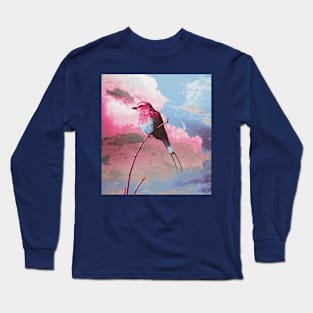 Colorful bird sky Long Sleeve T-Shirt